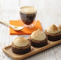 Heerlijke mini espresso brownies